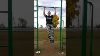 Russian Man Breaks World PullUps Record [upl. by Stephannie]