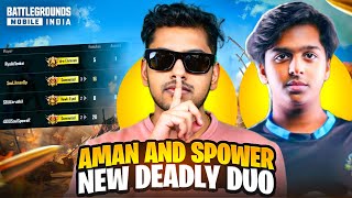 Aman Spower The New Deadly Duo🥵 ft sc0utOP KrutikaPlays [upl. by Darleen]