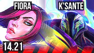 FIORA vs KSANTE TOP  KR Master  1421 [upl. by Cesaro]