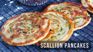 Scallion Pancakes  Cong You Bing  葱油饼 Super Crispy amp Flaky [upl. by Nagaer]