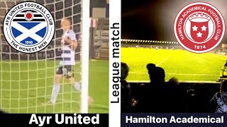 Last minute Mcinroy Wondergoal gets Ayr a vital point  Ayr United Vs Hamilton Academical [upl. by Asha]