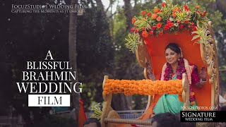 Blissful Brahmin Wedding In Bangalore  NIKITHA amp PRANAV [upl. by Airbas]