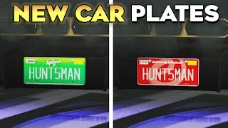 GTA 5 Online ALL NEW CAR License Plates in The Chop Shop DLC [upl. by Amick]