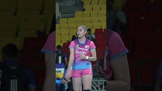 Adinda Indah berkeringat saat pemanasan tapi tetap tampil cantik volleyball [upl. by Brendan]