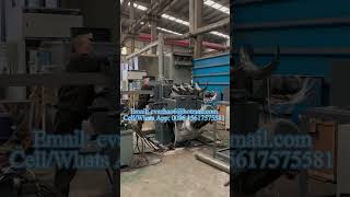 Continuous Auger Flight Cold Rolling Mill Machine Spiral Blade Forming Machine [upl. by Lian]