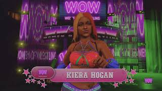 WWE 2K24 KIERA HOGAN VS JESSICA HAVOC [upl. by Isabelle992]