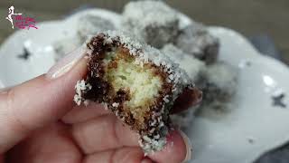 Posni ČUPAVCI na vodi  Best Vegan Lamingtons💯  ASMR [upl. by Halsy]