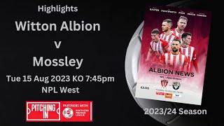 Witton Albion v Mossley [upl. by Lesak]