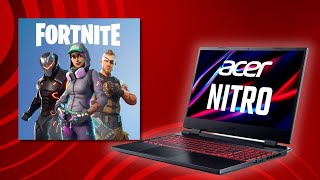 Fortnite  Teste no ACER NITRO 5 com RTX 3050 [upl. by Ellerol]