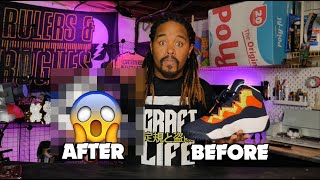 How To Paint Sneakers Super Easy  Easy DIY Shoe Painting [upl. by Aitan406]