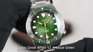 Zelos Great White V2 Antique Green [upl. by Nyrrad902]