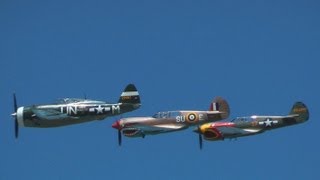 Warhawk Air Museum Warbird Roundup Saturday 29 June 2013 [upl. by Oilisab]