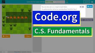 For Loops with Bee CS Express Lesson 227 Codeorg Tutorial with Answers [upl. by Anaujd271]