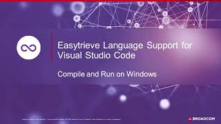 Easytrieve Visual Studio Code Extension Compile and Run on Windows [upl. by Kort605]