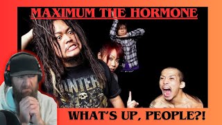 Maximum the Hormone What’s Up People MUSIC VIDEO REACTION [upl. by Akessej]