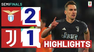 LAZIOJUVENTUS 21  HIGHLIGHTS  Juve go through at the death  Coppa Italia Frecciarossa 202324 [upl. by Devy]