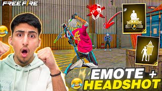 Emote  Headshot Challenge In Lone Wolf🤣😍As Gaming  Free Fire India [upl. by Airb224]