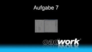 cadwork 2D Lehrlinge Aufgabe 7 [upl. by Montagna]