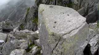 Trail Magazine jumping Adam and Even on Tryfan [upl. by Aicilehp]