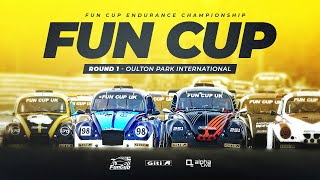 Fun Cup Endurance Championship  LIVE  Oulton Park [upl. by Emersen]