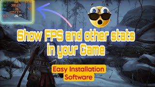 How to Show FPSGPUCPU Usage in Game Display  Easy Installation amp Settings 🤯 [upl. by Freed]