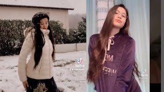 Pamparampampam while snowing 🌨 New Tiktok Trends  Pajama Party  Mama G [upl. by Melena]