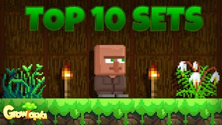 Growtopia  Top 10 Pro Sets MUST WATCH [upl. by Ydissahc]