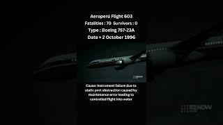 Aeroperú Flight 603 planecrash rip animation aviation shorts [upl. by Marilla]