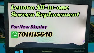 Lenovo C240 Allinone Display Replacement  Allinone Screen Kaise Change kre [upl. by Ynavoeg117]