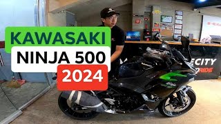 New Kawasaki Ninja 500 STD 2024 SRP 353800 Specs Review Walk Around Sound Check Kirby Motovlog [upl. by Areik595]