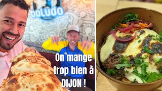 DIJON  Frites gratinées au boeuf bourguignon  empanadas étoilé  Les meilleurs RESTOS  VLOG 1232 [upl. by Admama]