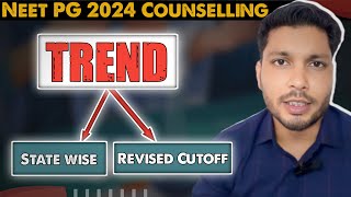 Neet pg counselling 2024 trend  state wise cutoff trend  neet pg new rules  Impact on counselling [upl. by Ahsirkal]