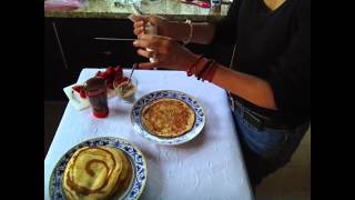 CREPAS CON HARINA DE HOT CAKES NUTELLA Y FRESAS [upl. by Eldred]