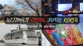 Ultimate CHINA JAPAN amp KOREA cruise in review Ultimate World Cruise Asia Pacific Segment sailing [upl. by Audrie]