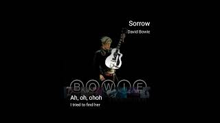 David Bowie quotSorrowquot cover by Judy [upl. by Broddy339]