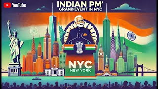 PM Modi का New York में Grand Public Event  Unforgettable Moments [upl. by Danita]