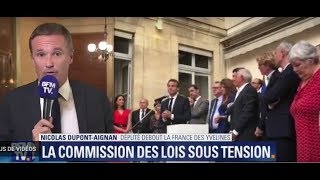 Nicolas DupontAignan appelle ses collègues à boycotter la Commission d’Enquête [upl. by Emmy729]