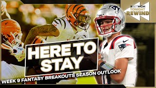 Week 9 fantasy football breakouts rest of season outlook [upl. by Nnylaf]