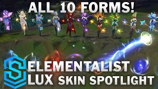 Elementalist Lux Ultimate Skin Skin Spotlight  PreRelease  League of Legends [upl. by Robinet]