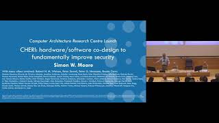 Hardwaresoftware codesign to fundamentally improve security [upl. by Urbanus]