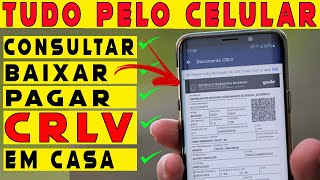 Como baixar e pagar o boleto do IPVA do carro ou moto pelo celular  CRLV 2024 [upl. by Enoyrt]