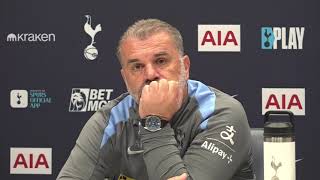 quotTHERES NO REASON WHY WE CANT CHALLENGE FOR THE TITLEquot PRESS CONFERENCE Postecoglou Spurs Arsenal [upl. by Etselec]