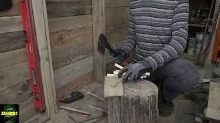 Fiskars x10 VS x7 Splitting Spruce kindling [upl. by Cecilio]