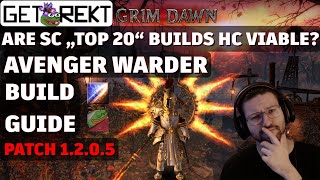 Grim Dawn Build Highlight  Avenger Warder  SC quotTOP 20quot [upl. by Francoise844]