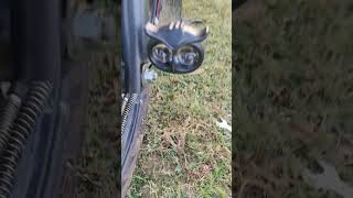 Ullu light 🚨 kaise lagaen bike mein how to install ullu light bike herosplendor shortvideo [upl. by Imotih536]