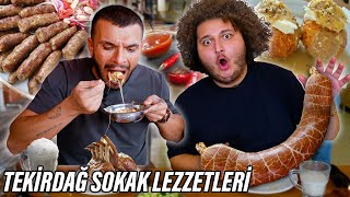 TEKİRDAĞ SOKAK LEZZETLERİNİ DENEDİK  wbicimali ​ [upl. by Eelaras138]