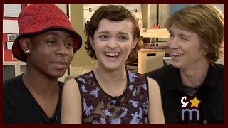 Me amp Earl amp the Dying Girl Cast on Bloopers amp First Impressions Thomas Mann Olivia Cooke RJ Cyler [upl. by Yssenhguahs]