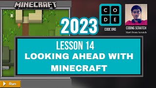 Codeorg Lesson 14 Looking ahead with Minecraft  Express Course 2023 Update [upl. by Starkey]