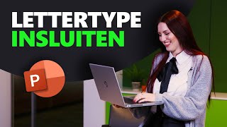 Het insluiten van een lettertype in PowerPoint  PowerPoint basics  PPT Solutions [upl. by Crowns]