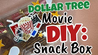 Dollar Tree DIY Movie Snack Box [upl. by Targett411]